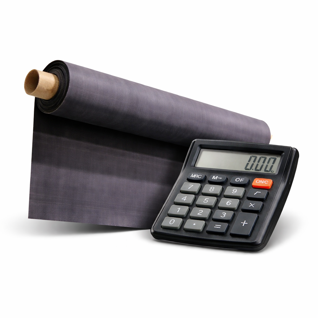EPDM per m² - FR dakfolie - dikte 1,52 mm - Breedte 2,44 meter