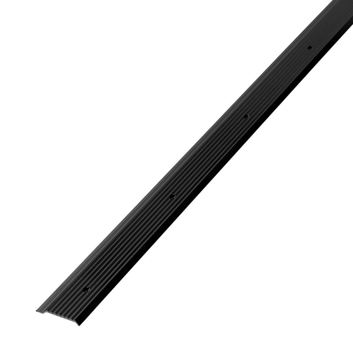 Aluminium Knelprofiel 50 x 2500mm, Zwart RAL9005