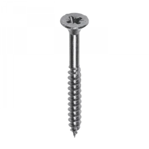 Woodies® Ultimate schroef 4,5x 40/24 platverzonken kop T-25 verzinkt, deeldraad, per 200 stuks