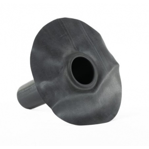 Dakdoorvoer rond HWA PE Ø 90 mm met EPDM slabbe 30cm compleet
