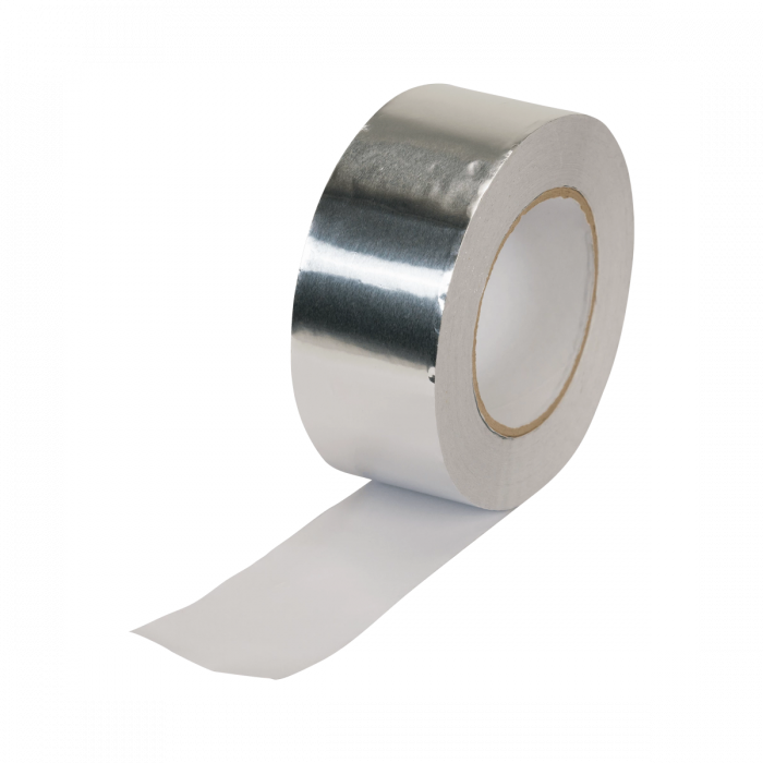 Aluminiumtape 5 cm. breed x 50 mtr. grijs