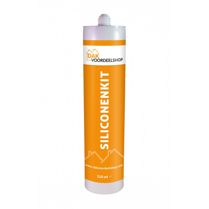 Siliconen kit RAL 9010 310ml