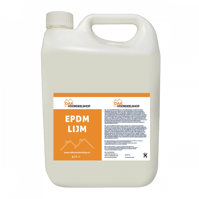 EPDM hechtlijm op waterbasis 2,5 liter