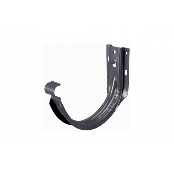 Verzinkte dakgootset compleet - enkelzijdig - 110 mm - antraciet - 340-1360 cm