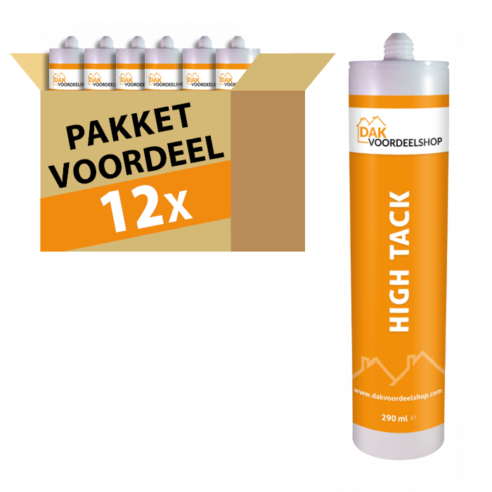 Dakvoordeelshop - high tack kit - 290 ml (wit)