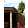 Aluminium Daktrim Zwart RAL9005 - 60 x 64 x 2500 mm STRUCTUURLAK