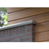 Aluminium Daktrim Kraal Zwart, RAL9005 26 x 40 x 2500mm