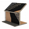 Polytex Fassade ECO zwart (UV-bestendig) 1.50 x 50 m (folie voor wanden)