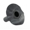 Dakdoorvoer rond HWA PE Ø 90 mm met EPDM slabbe 30cm compleet