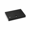 Verbindingsplaatje t.b.v. daktrim Zwart RAL9005 60/64 mm STRUCTUURLAK