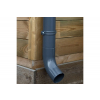 Verzinkte dakgootset compleet - enkelzijdig - 110 mm - antraciet - 340-1360 cm