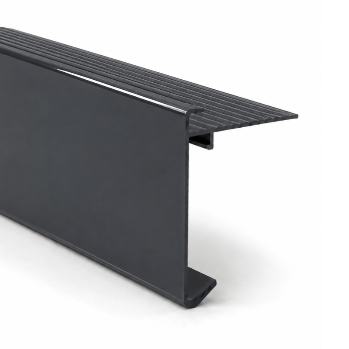 Aluminium Daktrim Antraciet RAL7016 - 60 x 64 x 2500 mm