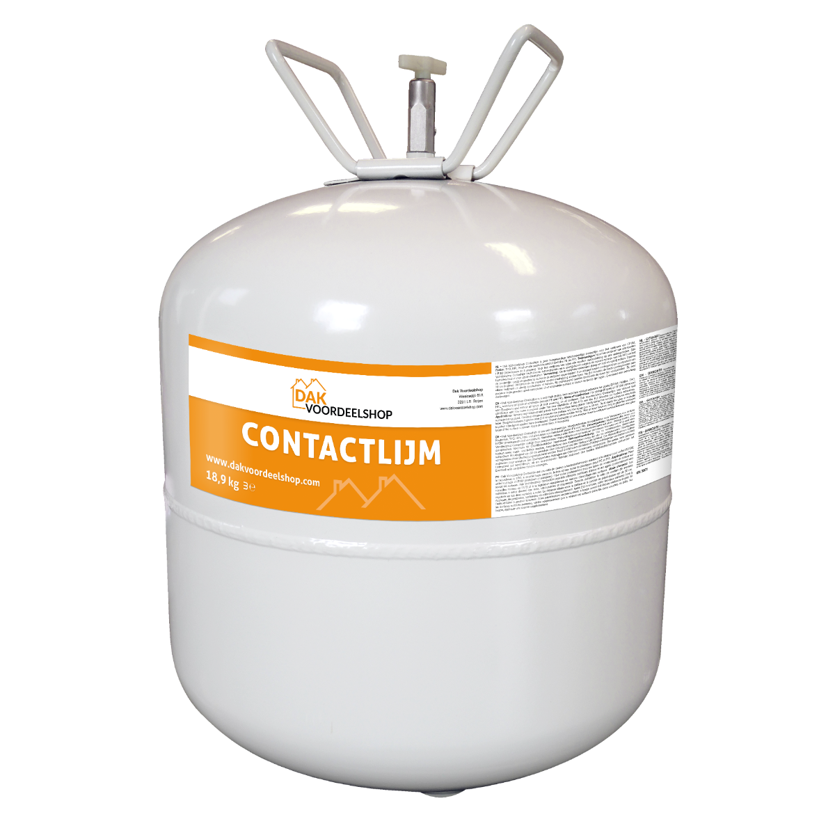 Contactlijm Spray 22 liter, 18,9 kg