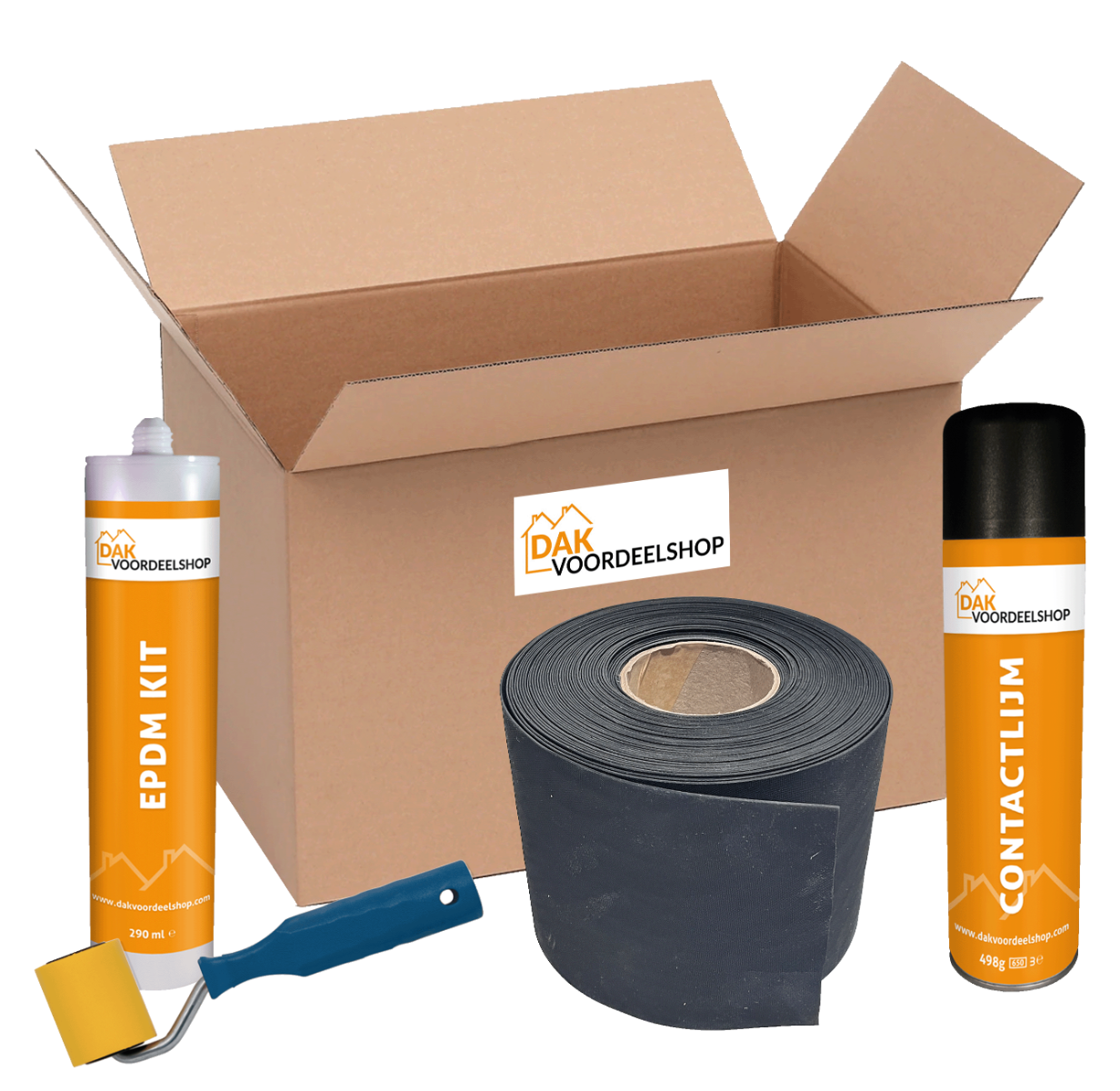 EPDM dakgootpakket compleet - 40 cm. breed-13,00 meter