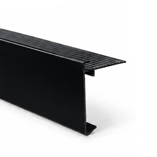 Aluminium Daktrim RAL9005 45 x 45 x 2500mm