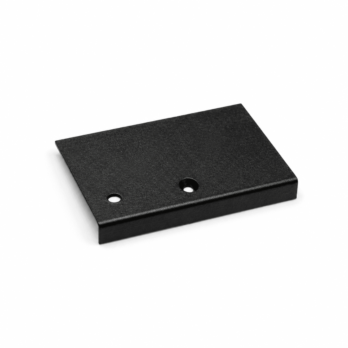 Verbindingsplaatje t.b.v. daktrim Zwart RAL9005 60/64 mm STRUCTUURLAK