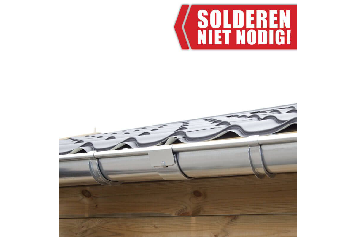 Verzinkte verlengset 110 mm zadeldak 170 cm